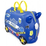 Trunki Dětský kufřík + odrážedlo Policejní auto Percy