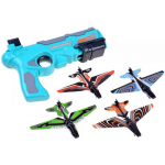 iMex Toys Pistole na odpalování letadel + 4 letadla