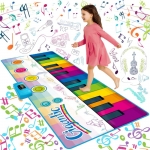 iMex Toys Velká dětská podložka piano 181 cm x 74 cm