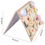 iMex Toys Edukační montessori tabule oboustranná 2v1