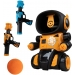 Kruzzel 21833 Střílející hra robot - 2 pistole na pěnové míčky a terč ve tvaru robota