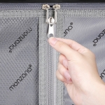 Monzana 107196 Sada cestovních kufrů s tvrdým obalem, ABS, modrá, 40l, 80l, 105l