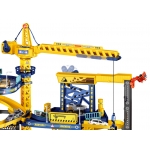 iMex Toys interaktivní garáž s jeřábem 80cm 2v1 Construction set 663-802 