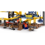 iMex Toys interaktivní garáž s jeřábem 80cm 2v1 Construction set 663-802 