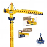 iMex Toys interaktivní garáž s jeřábem 80cm 2v1 Construction set 663-802 