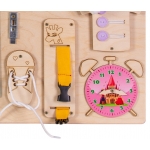 iMex Toys Edukační montessori tabule přírodní 4630_1