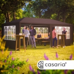 Casaria Párty-stan Rimini UV ochrana 50+ 3 x 6 m antracitový