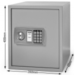 Monzana 100858 Elektrický nábytkový trezor Security 35 x 40 x 40 cm stříbrný