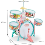 iMex Toys Multifunkční bubny XL Jazz Drum set