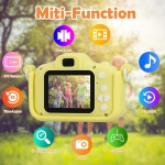 iMex Toys Dětský digitální fotoaparát 32 GB žlutý MX4409