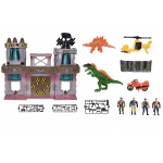 iMex Toys Dinosaurus XL interaktivní hrací set Lovci Dinosaurů - Pevnost 5585