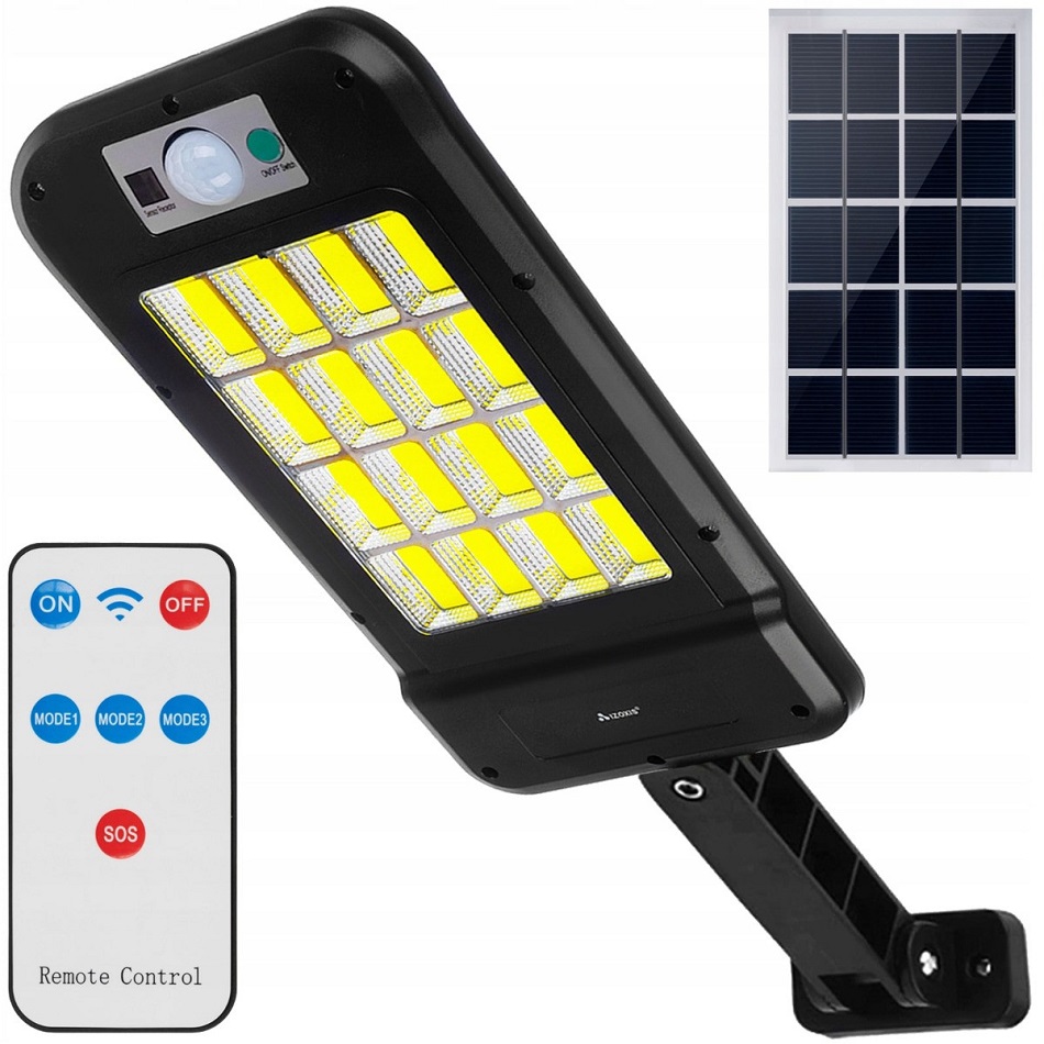 Izoxis 19444 Pouliční osvětlení solární 240 LED COB, IP67, 72 W,…